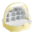 thumbnail image 3 of jinwen Silkworm Breeding Box Breathable Hole Transparent Portable Observation Cabin Yellow, 3 of 9