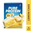 Pure Protein Bars, Lemon Cake, Gluten Free, 20g Protein, 1.76 oz, 4 Count