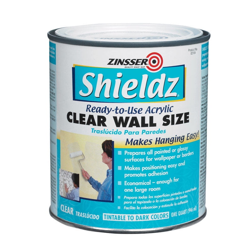 Zinsser Wallcovering Primer And Sizing 125 175 Sq Ft Low Odor 2 Hr 1