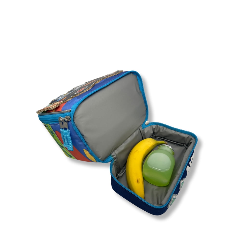 Bluey Dual Compartment Reusable Child's Polyester Lunch Kit
