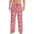 thumbnail image 1 of Fotbe Piggy Sunflower Pantalones de Pijama para Hombre, Pantalones de Dormir, Pantalones de Casa con Cintura Ajustable y Bolsillos-XX-Large, 1 of 6