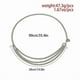 thumbnail image 2 of Women Fashion Belt Hip High Waist Gold Silver Narrow Metal Chain Chunky Fringes Diamond Waist Chain, 2 of 5