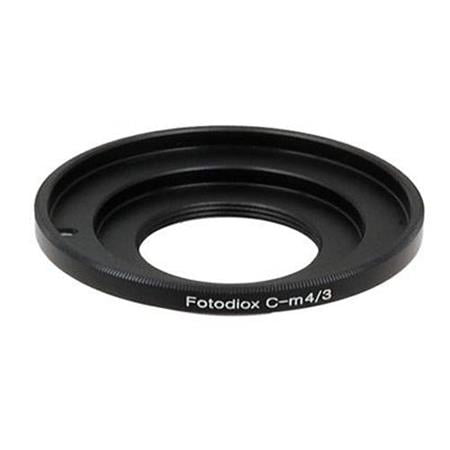 Fotodiox Lens Mount Adapter - C-Mount CCTV / Cine Lens to Micro Four Thirds (MFT, M4/3) Mount Mirrorless Camera Body