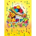 thumbnail image 1 of Happy Birthday Party Flag Garden Size, 1 of 1