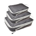 thumbnail image 1 of Organizador de equipaje impermeable Kearding 3 piezas bolsas de Almacenamiento de ropa ligera Negro, 1 of 1