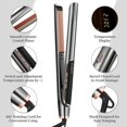 thumbnail image 4 of Straight/Curly Hair Dual Use Hair Curler Portable Hair Flat Iron Curling Styling Tool, 4 of 5