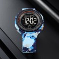 thumbnail image 3 of SKMEI Digital Sports Watch for Men & Women - 50M Water Resistant, EL Backlight, 1/100 Sec Stopwatch, Dual Time Zones, Daily , Countdown Timer, Date/Week Display, 12/24H Format - Air Force, 3 of 6