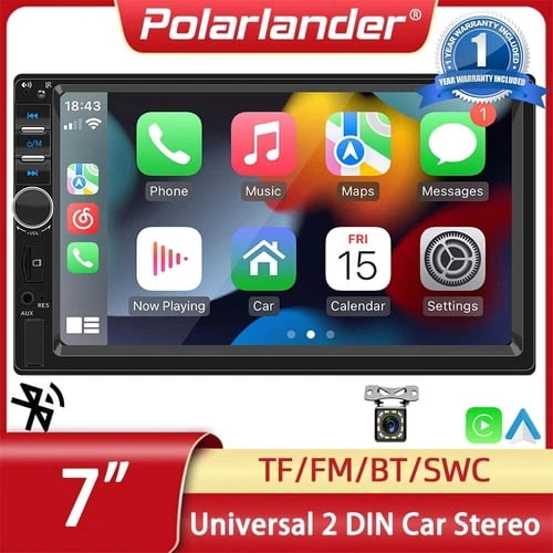 MP5 Player HD Touchscreen Car Radio 2 Din 7'' Bluetooth Car Audio Receivers Car Support Video output Mirror Link Carplayer Car  Stereo