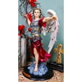 thumbnail image 7 of Ebros Byzantine Archangel Saint Michael with Brass Name Plate Wooden Base 12.5"H, 7 of 7