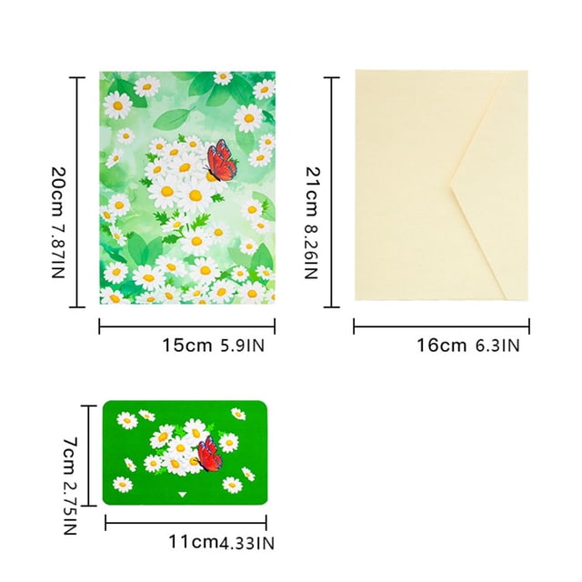 JJKBVCLO Day 3D Greeting Card Thanksgiving Blessings Day Greeting Card