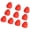 10pcs red, variant on Yammee Fishing Accessory Bright Color Foam Floats Pompano Rig Floats for Trout
