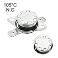 thumbnail image 4 of Uxcell Temperature Control Switch Thermostat 105°C 10A N.C 6.3mm Pin 5 Pack, 4 of 5