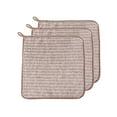 thumbnail image 2 of Double Sided Cleaning Towels, 3-Pack Thickened Dish Cloths, Super Absorbent Kitchen Rags, Lint-Free, Quick Dry, Reusable, Brown, Household Cleaning Essentials, 2 of 7