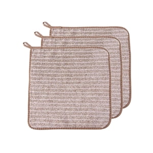Dishcloths for Kitchen,Car Cleaning Wipes Double Sided Composite Fleece Cleaning Towel Wipes Dishcloth Kitchen Towel Cleaning Cloth Household Thickened Wipes 3 Pcs Glass Cleaning Cloth