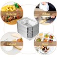 thumbnail image 5 of ACDANC 50 Pcs Baking Pan Cake Pans Cake Sheet Pan Aluminum Oblong Foil Pans Disposable Pan Disposable Tin Foil Box with Cover Aluminum Foil, 5 of 7