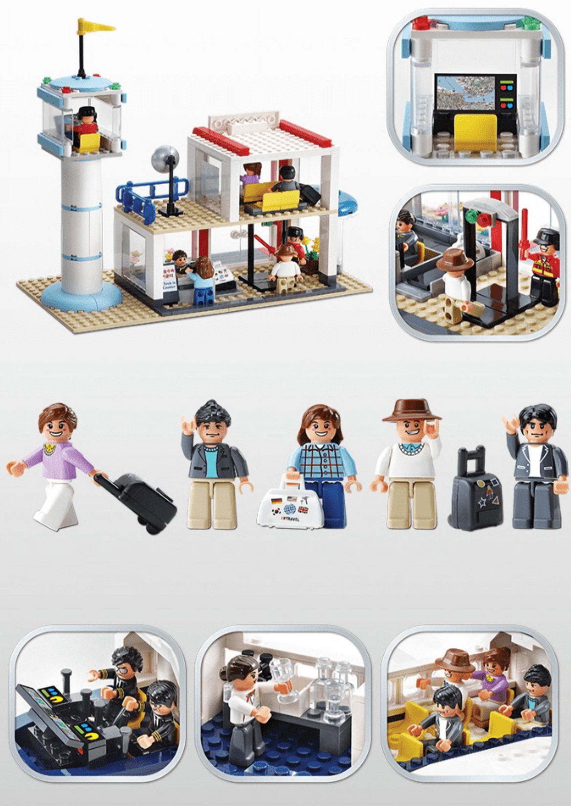 Oxford Building Block Set ST33370 Town Airport - Walmart.com Oxford Building Block Set ST33370 Town Airport - Walmart.com