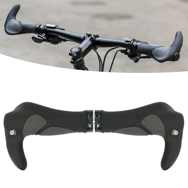 Poignees de Poignee de Velo Poignees de Guidon de Velo en Forme de Corne 22 2 Mm Calibre Imitation Paume pour Velo de Route Walmart