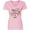AD-Pink, variant on Inktastic Blessed to Be a Nana with Flowers Women's V-Neck T-Shirt