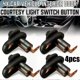 thumbnail image 5 of 4pcs/set High Quality Door Light Switch Universal Car Vehicle Interior Light Lamp Switch Button Black Durable Switch, 5 of 5