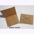 thumbnail image 3 of FUTUREORYY 36Pcs Kraft Paper Thank You Card Set for Wedding Graduation Light Brown Greeting Cards, 3 of 7