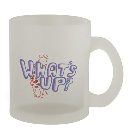 

What s Up #379 - Funny Humor 10oz Frosted Glass Coffee Mug Cup
