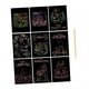 thumbnail image 5 of Paquete de 2-4 kits de manualidades de papel para rascar, 9 piezas, para hacer tarjetas, álbumes de recortes, regalo 3 piezas, 5 of 10