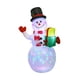 thumbnail image 5 of Inflables para exterior,Muñeco de nieve inflable navideño para exterior e interior,Inflables navideños iluminados con luces LED giratorias,Decoración navideña Patio Jardín Salón de, 5 of 9