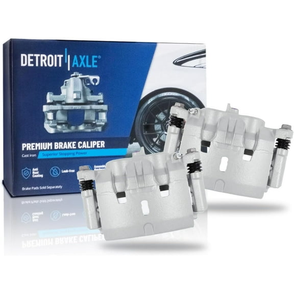 Detroit Axle - Front Brake Calipers for 2018-2020 Buick Enclave, Brake Calipers w/Brackets Cadillac 2017-2020 XT5 2020 XT6 Replacement Brake Caliper Left and Right