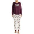 thumbnail image 2 of Secret Treasures Women's Cuffed Sleep Pants, 2 of 5