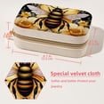 thumbnail image 5 of Bee Velvet Portable Jewelry Organizer with Removable Compartment - Necklace Holder, Jewelry Box, and Bracelet Holder, 5 of 7