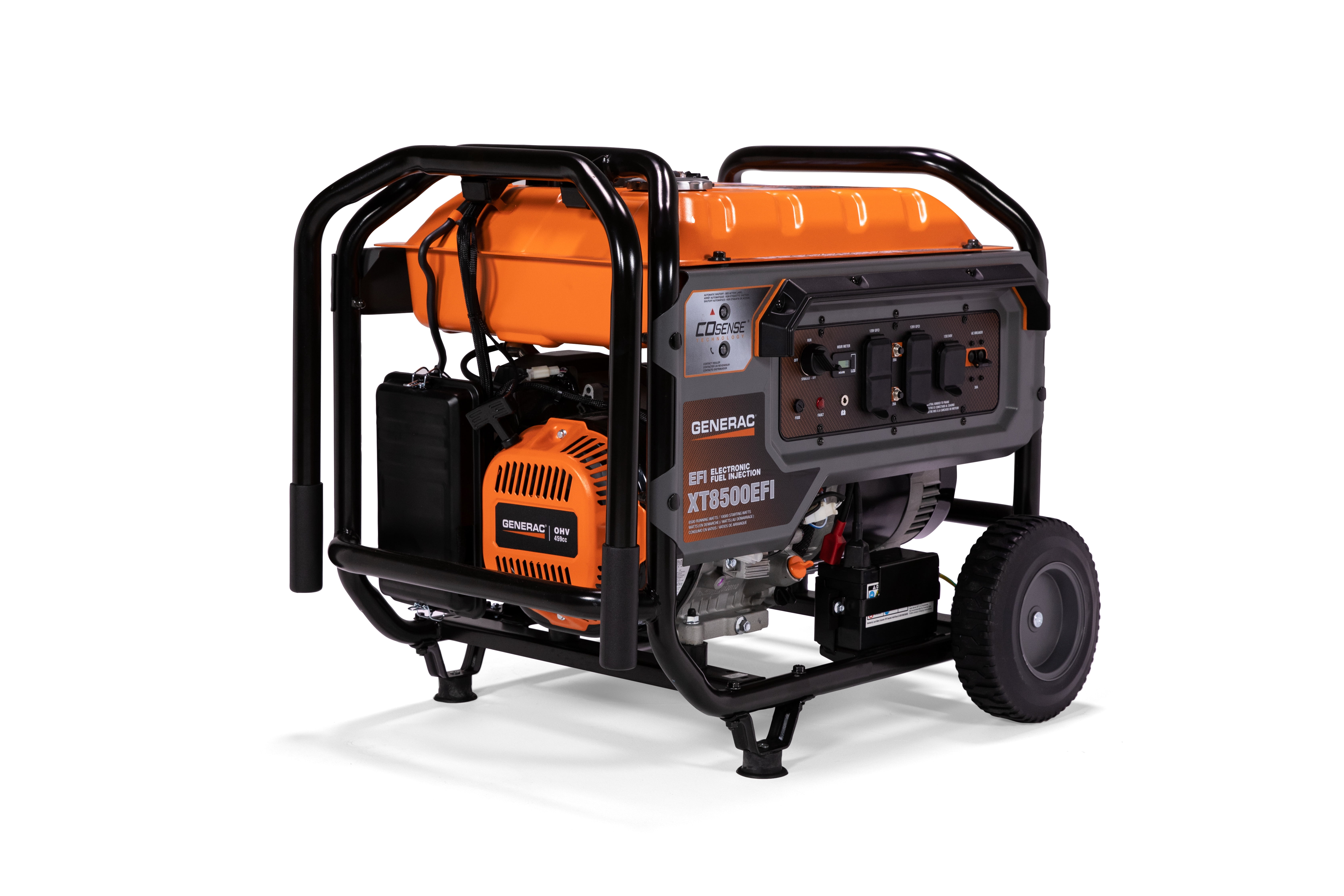 Generac 7247 XT8500EFI 8500 Watts Gas Powered Electric Start Electronic Fuel Injection Portable Generator - 50ST