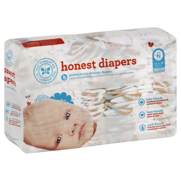 The Honest Company Diapers Newborn Balloon Print 34 Count Walmart Com Walmart Com