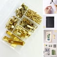 thumbnail image 2 of 130 Pcs Crochets Muraux pour Photos, Kit de Suspension pour Ongles, 2 of 8