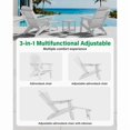 thumbnail image 3 of WINSOON All-Weather HDPE Adirondack Chair, Folding Design, Wide Seat with Cup Holder for Garden, Yard & Patio,Navy, 3 of 5