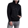 thumbnail image 1 of Karl Lagerfeld Paris Latitude Longitude Hoodie Black ( S ), 1 of 2