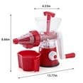 thumbnail image 3 of SSZMDLB under $5 Hand Operated Juicer, Small Household Fruit Juice Squeezer, Multi-function Cold Press Juicer for Making Ice Cream Beverages, Efficient Juice Extraction Device, 3 of 7