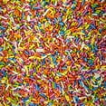 100 NATURAL RAINBOW SPRINKLES NATURAL COLOR, DAIRY FREE, NUT FREE