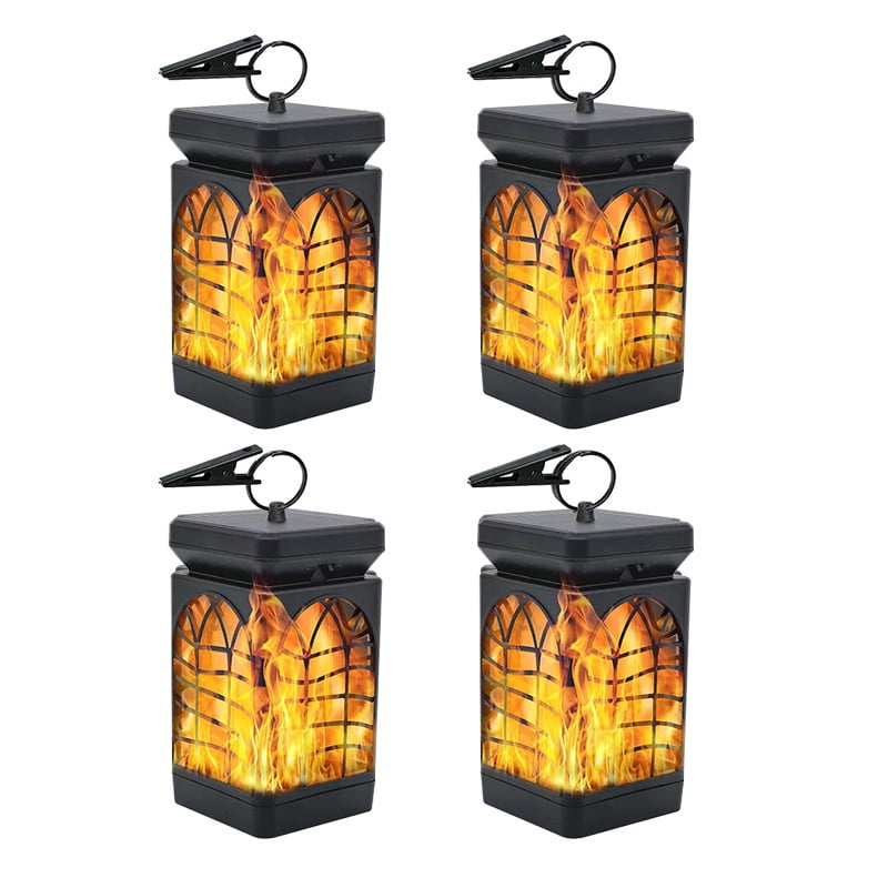 Solar Outdoor Lights Waterproof Solar Lantern with Flickering , Solar Powered Hanging