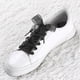 thumbnail image 2 of 2 Pares Cordones Planos De Zapatos Transparentes Hilado De Nieve Allegra K Negro 130 cm, 2 of 6