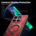 thumbnail image 4 of Dteck Magnetic for Motorola Moto G Stylus 5G 2025 Case with Kickstand, Shockproof TPU+PC Case Compatible with MagSafe Military Grade Ring Stand Heavy Duty Drop Rugged Cover,Red, 4 of 6