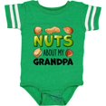 thumbnail image 3 of Inktastic Nuts About My Grandpa Peanut, Almond, Pistachio Boys or Girls Baby Bodysuit, 3 of 5