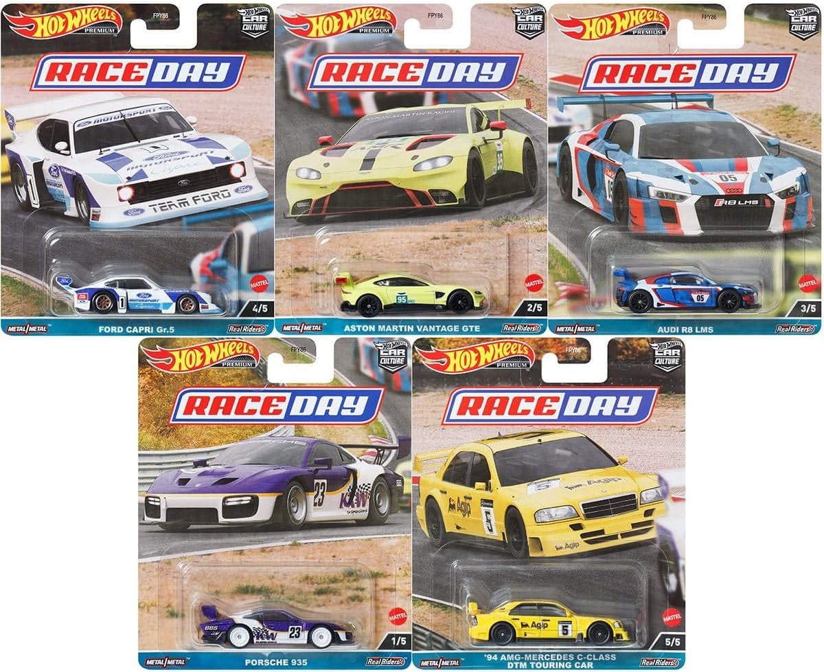 ホットウイール レースデー 5台セット ホットウイール レースデー 5台セット Race Day