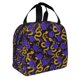 thumbnail image 2 of Easygdp Golden Snake And Purple Rose Bolsa Térmica Premium - Tela Oxford Impermeable, Gran Capacidad, Bolsillo Frontal, Unisex para Trabajo, Escuela, Actividades al Aire Libre y Picnics, 2 of 8