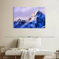 thumbnail image 2 of Elephant Stock Mt Everest Summit Wall Art - Horizontal Canvas Wall Art - Living Room Wall Decor - Nature Canvas - Blue And Purple Decor - 39" x 26", 2 of 4