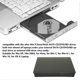 thumbnail image 2 of Boîtier de lecteur DVD externe Type C USB 3.0 Plug and Play Kit de boîtier de lecteur optique mince pour 9,5 mm 9 mm SATA CD DVD BD Type D, 2 of 4