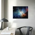 thumbnail image 3 of COMIO  Canvas Print Wall Art Stars Across The Galaxy with Cosmic Cloud Astronomy Space Sky Digital Art Modern Art Global Scenic Colorful Multicolor for Living Room, Bedroom, Office, 3 of 4