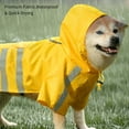 thumbnail image 4 of Reflective Dog Rainwear High Visibility Protective Rain Jackets for Pet Walking, 4 of 18