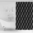 thumbnail image 2 of Shower Curtains Sets for Bathroom Decor Abstract Knot on Black BackgroundWaterproof Bathroom Curtain with Hooks,Nautical Knots Patternfor Bathroom Decor,60x72IN, 2 of 7