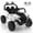 White, variant on Ktaxon 12V Kids Electric Ride On Car w/ Parent Remote Control, Bluetooth, Lights, 3 Speeds, Powered Wheel Ride On Toy for Boys & Girls Ages 2-6, Rose Red