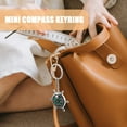 thumbnail image 2 of MasteelfCA Compass Key Ring Compass for Survival Pocket Compass Keychain Metal Compass Keychain, 2 of 9